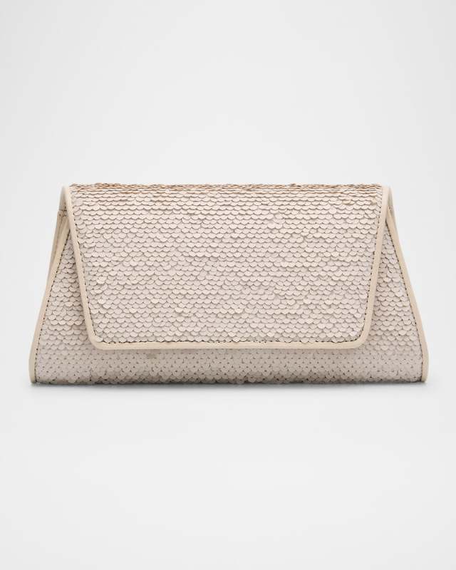 Anouk Mini Sequined Clutch Bag